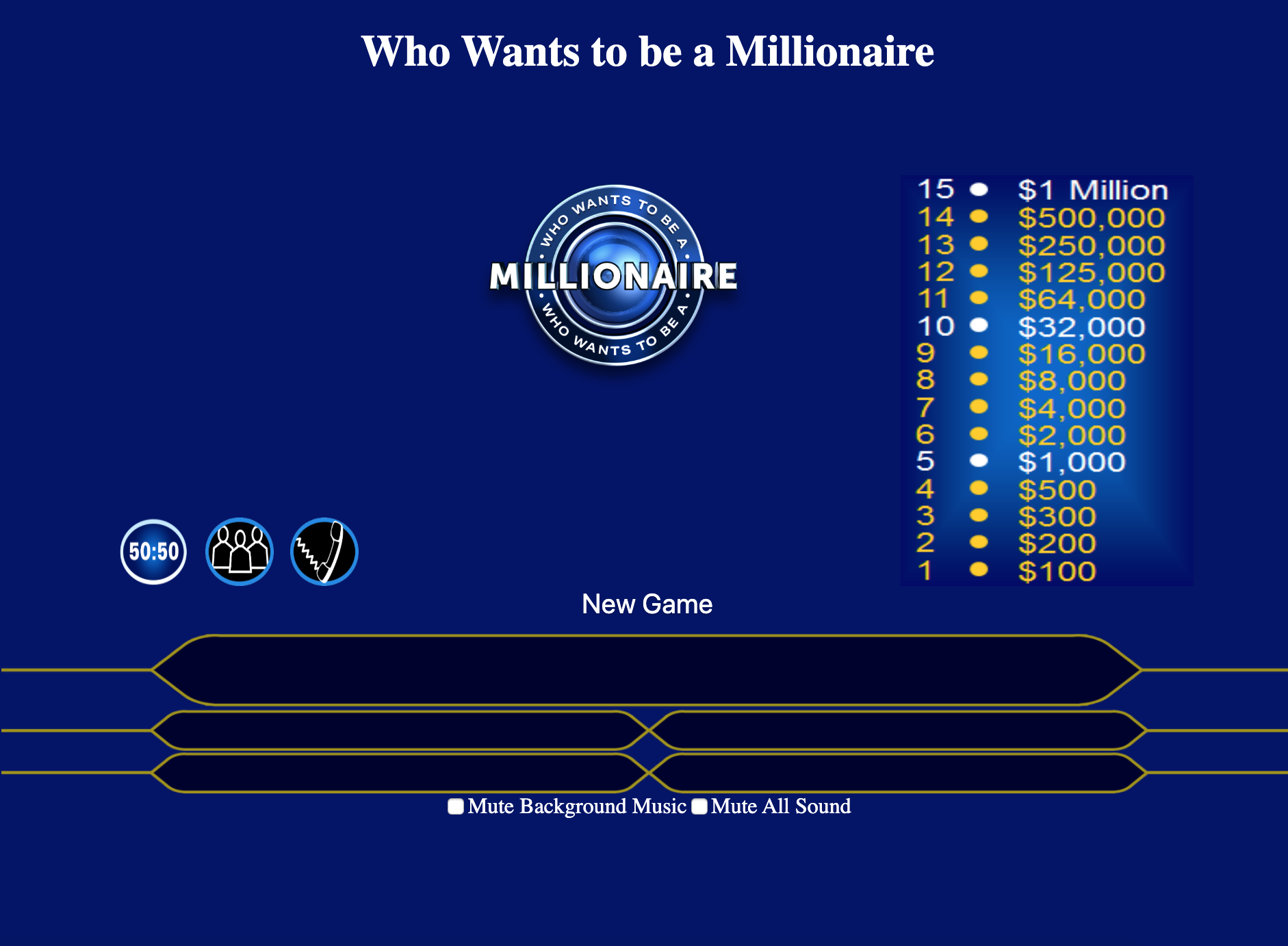 who wants to be a millionaire game generator exe